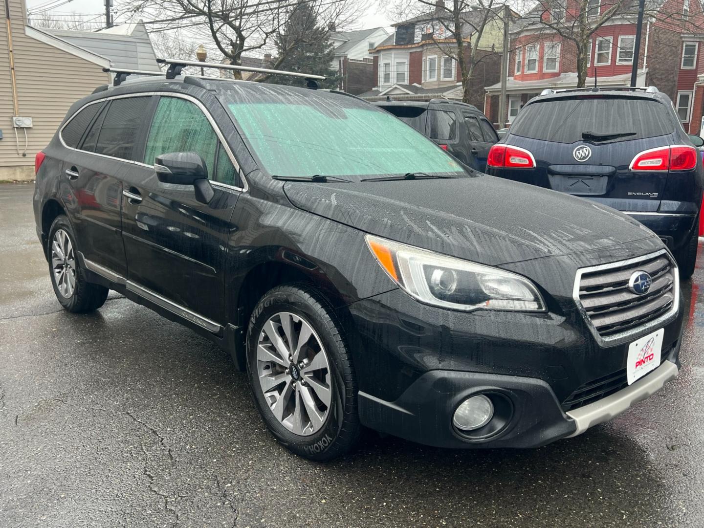 2017 BLACK /Brown Leather Subaru Outback 2.5i Touring (4S4BSETCXH3) with an 2.5L H4 DOHC 16V engine, 6A transmission, located at 1018 Brunswick Ave, Trenton, NJ, 08638, (609) 989-0900, 40.240086, -74.748085 - Photo#3